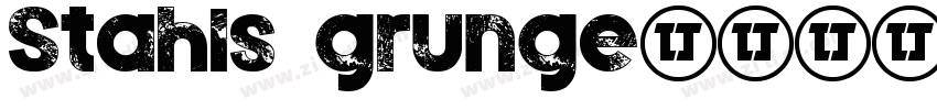 Stahls grunge字体转换